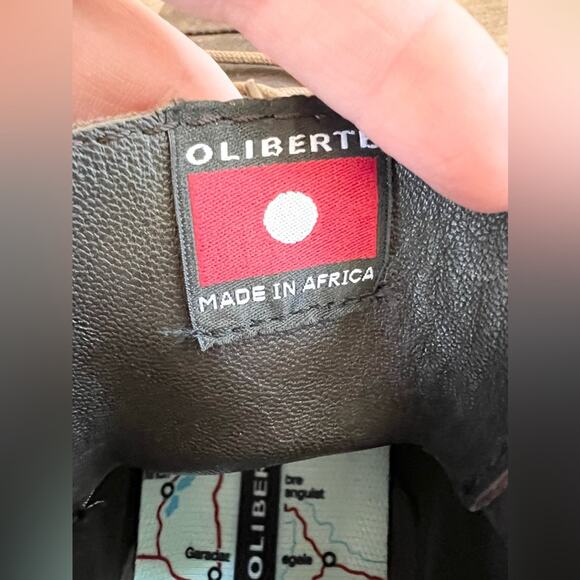 Oliberte NWT Bokoroo lace up sneakers leather shoes fair trade brown soft 40 - Picture 7 of 10